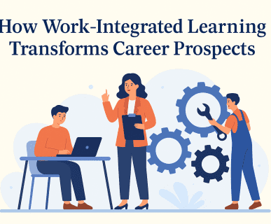 Students balancing education and work in a Work-Integrated Learning setup.