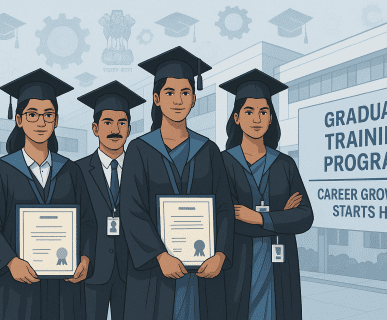 Graduates participating in NATS Apprenticeship Graduate Training Program by DMC Finishing School Pvt. Ltd. for career growth"